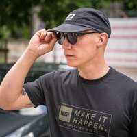 Nash Make It Happen Badge 5 Panel Cap Black